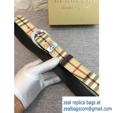 Burberry Width 3.5cm Leather Belt BUR24