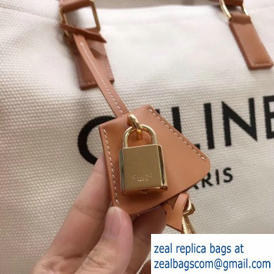 Celine Horizontal Cabas Canvas Large Tote Bag 2019