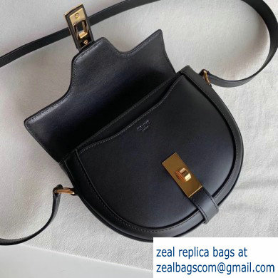 Celine Small Besace 16 Bag in Satinated Calfskin Black 2019 - Click Image to Close