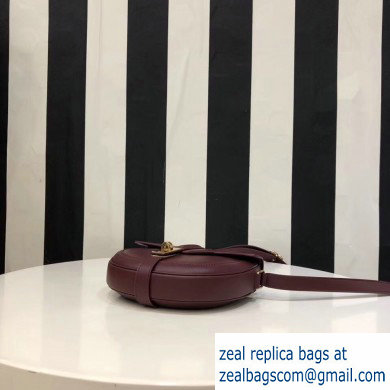 Celine Small Besace 16 Bag in Satinated Calfskin Burgundy 2019