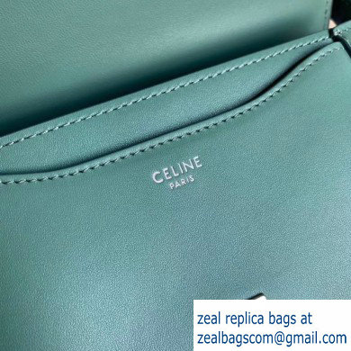 Celine Small Besace 16 Bag in Satinated Calfskin Celadon 2019