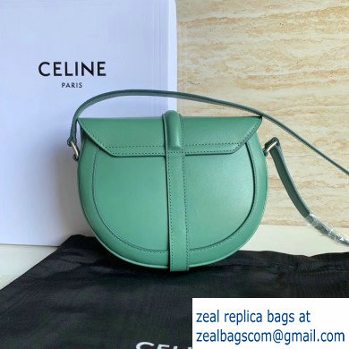 Celine Small Besace 16 Bag in Satinated Calfskin Celadon 2019