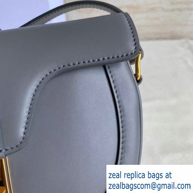 Celine Small Besace 16 Bag in Satinated Calfskin Gray 2019 - Click Image to Close