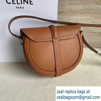 Celine Small Besace 16 Bag in Satinated Calfskin Khaki 2019