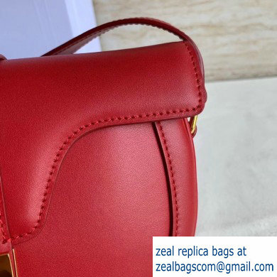 Celine Small Besace 16 Bag in Satinated Calfskin Red 2019 - Click Image to Close