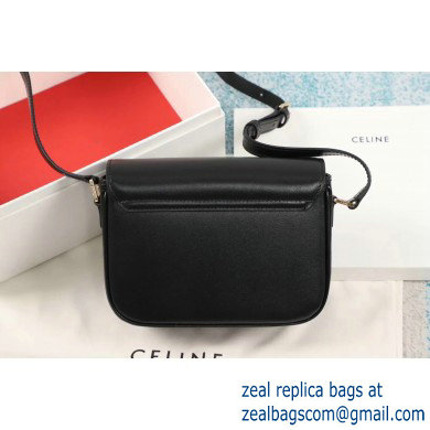 Celine Small C Bag with Pampille in Shiny Calfskin Black 2019