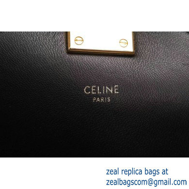 Celine Small C Bag with Pampille in Shiny Calfskin Black 2019