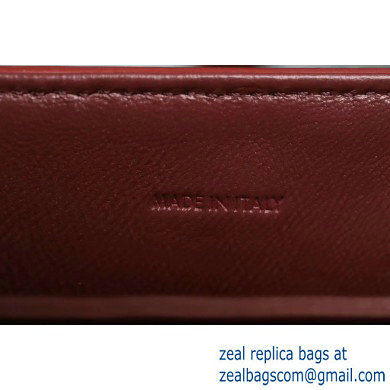 Celine Small C Bag with Pampille in Shiny Calfskin Burgundy 2019 - Click Image to Close