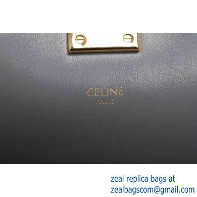 Celine Small C Bag with Pampille in Shiny Calfskin Gray 2019 - Click Image to Close