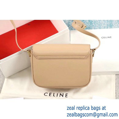 Celine Small C Bag with Pampille in Shiny Calfskin Nude 2019