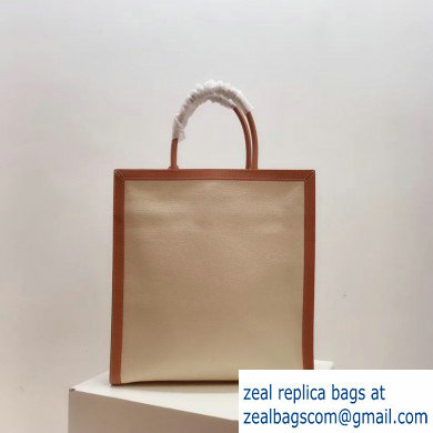 Celine Vertical Cabas Canvas Large Tote Bag 2019