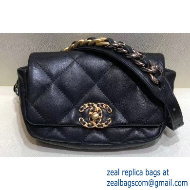 Chanel 19 Waist Bag AS1163 Black 2019