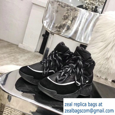 Chanel Fabric Sneakers G35205 Black 2019