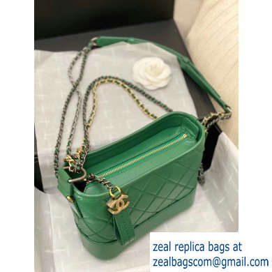 Chanel Gabrielle Small Hobo Bag A91810 Green 2019