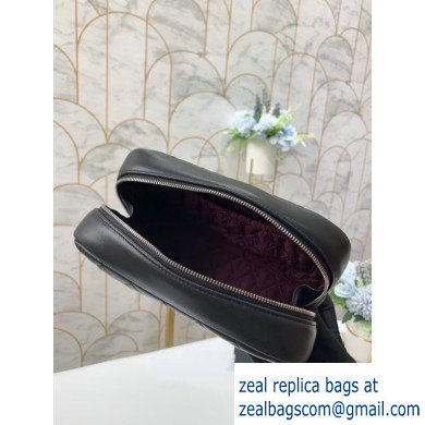 Chanel Medium Cosmetic Case Pouch Clutch Bag 31105 in Lambskin Black