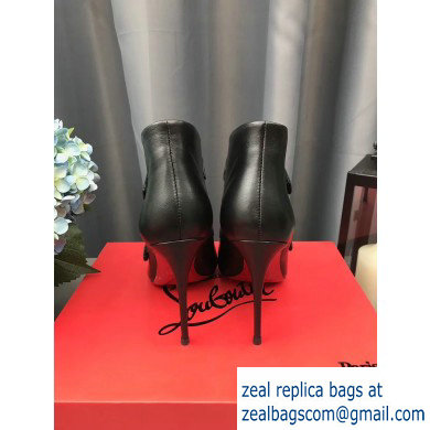 Christian Louboutin Heel Boots Black/Velcro Fastener 2019 - Click Image to Close