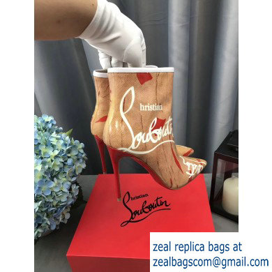 Christian Louboutin Heel Boots Logo Apricot 2019