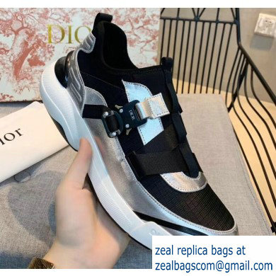 Dior B24 Runtek Sneakers Silver 2020 - Click Image to Close