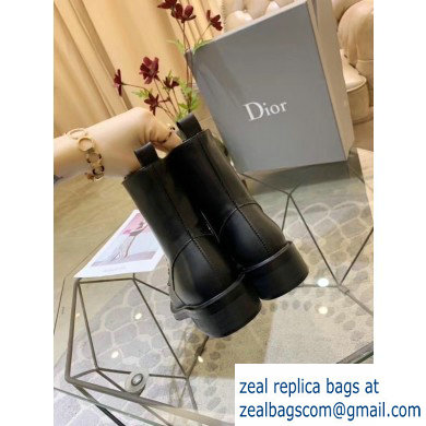 Dior Chain Lace Boots Black 2019