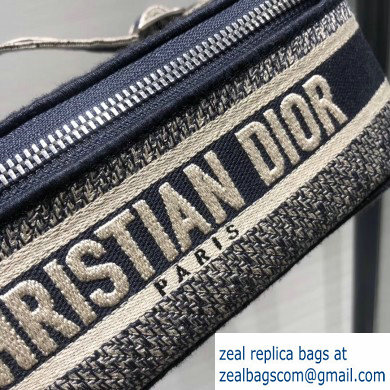 Dior Cosmetic Case Bag in Oblique Canvas Blue 2019 - Click Image to Close