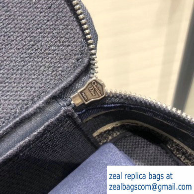 Dior Cosmetic Case Bag in Oblique Canvas Blue 2019 - Click Image to Close