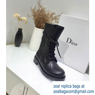 Dior Diorcamp Low Boots in Shiny Rubber Black 2019 - Click Image to Close