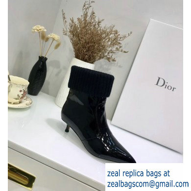 Dior Heel 3.5cm Beat Low Boots in Black Brushed Calfskin 2019 - Click Image to Close