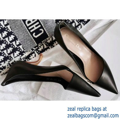 Dior Heel 5.5cm/8.5cm D-Sculpture Pumps Black 2019 - Click Image to Close