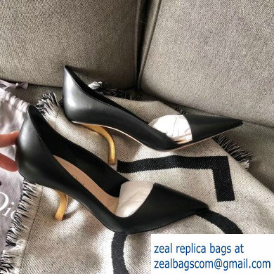 Dior Heel 5.5cm/8.5cm D-Sculpture Pumps Black 2019