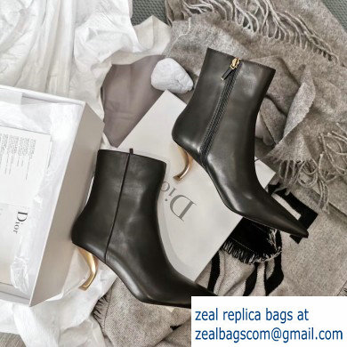 Dior Heel 5.5cm D-Sculpture Ankle Boots Black 2019