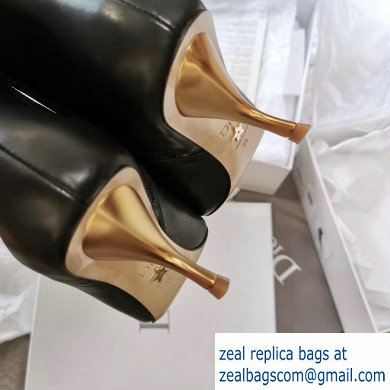 Dior Heel 5.5cm D-Sculpture Ankle Boots Black 2019 - Click Image to Close