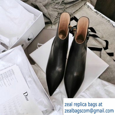 Dior Heel 5.5cm D-Sculpture Ankle Boots Black 2019 - Click Image to Close