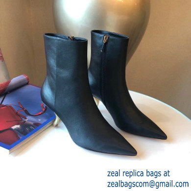 Dior Kitten Heel 5cm Ankle Boots Black 2019
