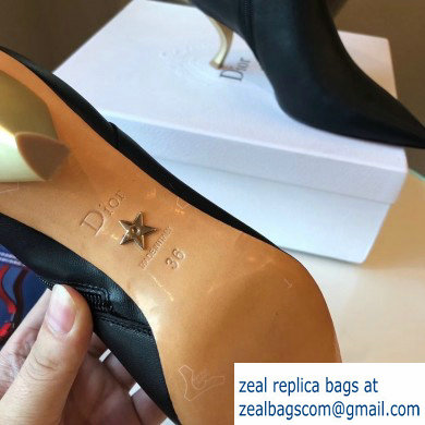 Dior Kitten Heel 5cm Ankle Boots Black 2019