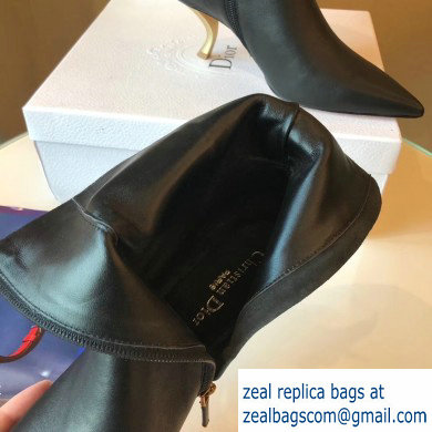 Dior Kitten Heel 5cm Ankle Boots Black 2019