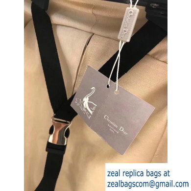 Dior Oblique Canvas Trolley Travel Luggage Bag Black - Click Image to Close