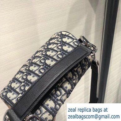Dior Roller Messenger Bag in Oblique Canvas Blue 2019