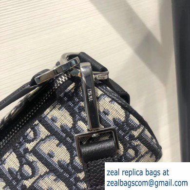 Dior Roller Messenger Bag in Oblique Canvas Blue 2019