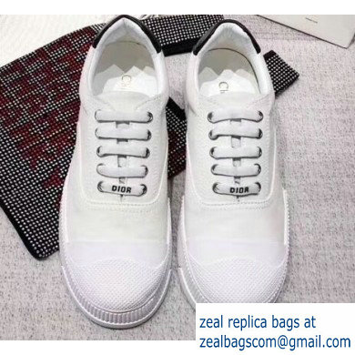 Dior Tartan Fabric Sneakers White 2019