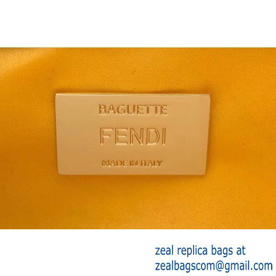 Fendi Embroidered Sequins Medium Baguette Bag Black 2019