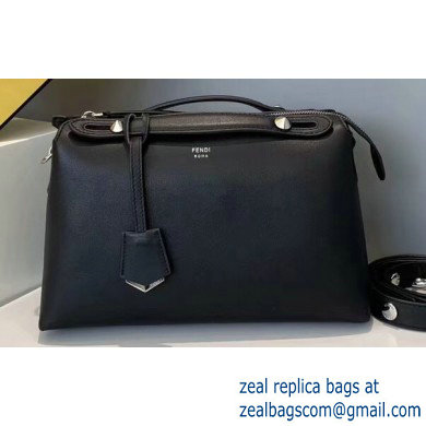 Fendi Leather By The Way Medium Boston Bag Black - Click Image to Close