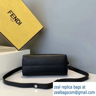 Fendi Leather By The Way Medium Boston Bag Black