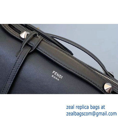 Fendi Leather By The Way Medium Boston Bag Black