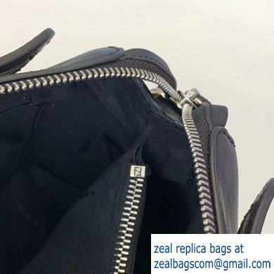 Fendi Leather By The Way Medium Boston Bag Black