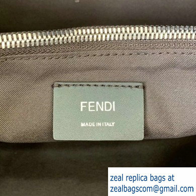 Fendi Leather By The Way Medium Boston Bag Blue