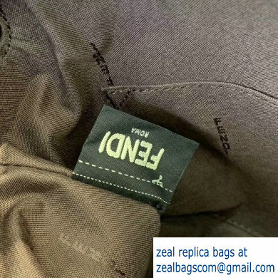 Fendi Leather By The Way Medium Boston Bag Blue