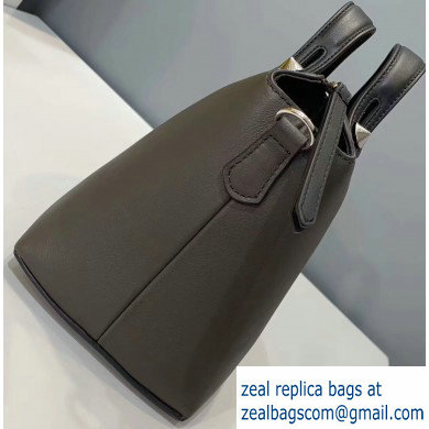 Fendi Leather By The Way Medium Boston Bag Coffee