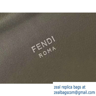 Fendi Leather By The Way Medium Boston Bag Coffee