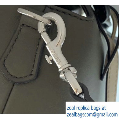 Fendi Leather By The Way Medium Boston Bag Coffee