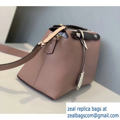 Fendi Leather By The Way Medium Boston Bag Dusty Pink